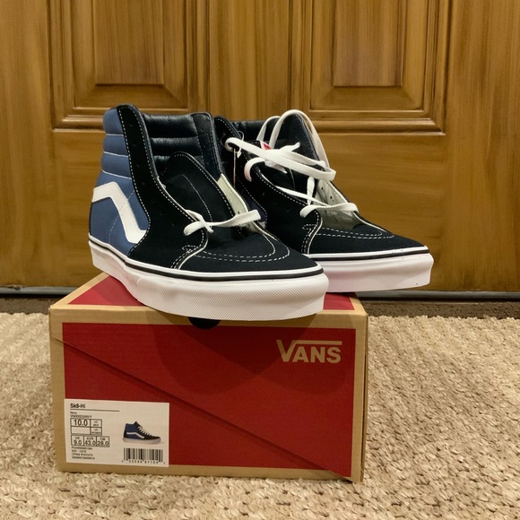 Vans Other - Vans High-Top Sneakers in Black and Navy